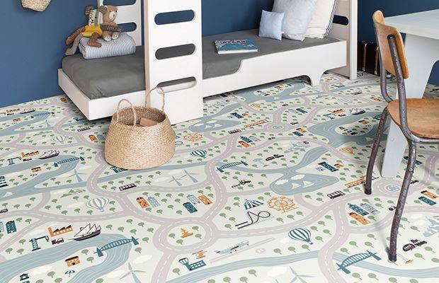 Линолеум бытовой "IVC" Neo Karta 82 (3м) — купить в Кирове