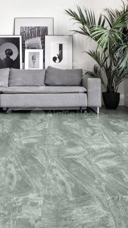 Виниловая плитка "Alpine Floor" Light Stone Хэмпшир (608*303*2,5 мм) — купить в Кирове