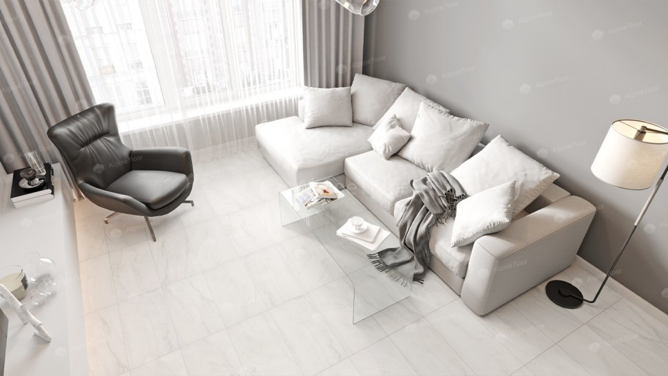 Виниловая плитка "Alpine Floor" Light Stone Брайс (608*303*2,5 мм) — купить в Кирове