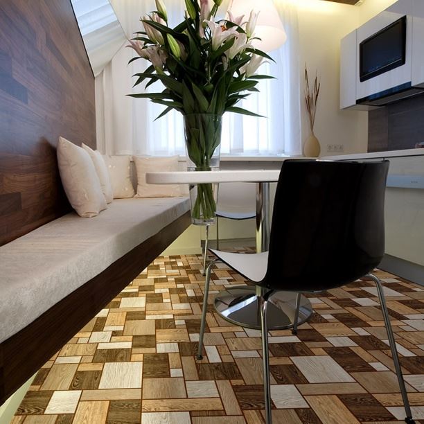 Линолеум бытовой "Комитекс" Печора Тетрис 862 (2,5м) — купить в Кирове