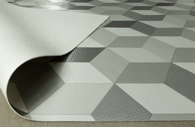 Линолеум бытовой "IVC" Bingo Cubes 83 (3м) — купить в Кирове