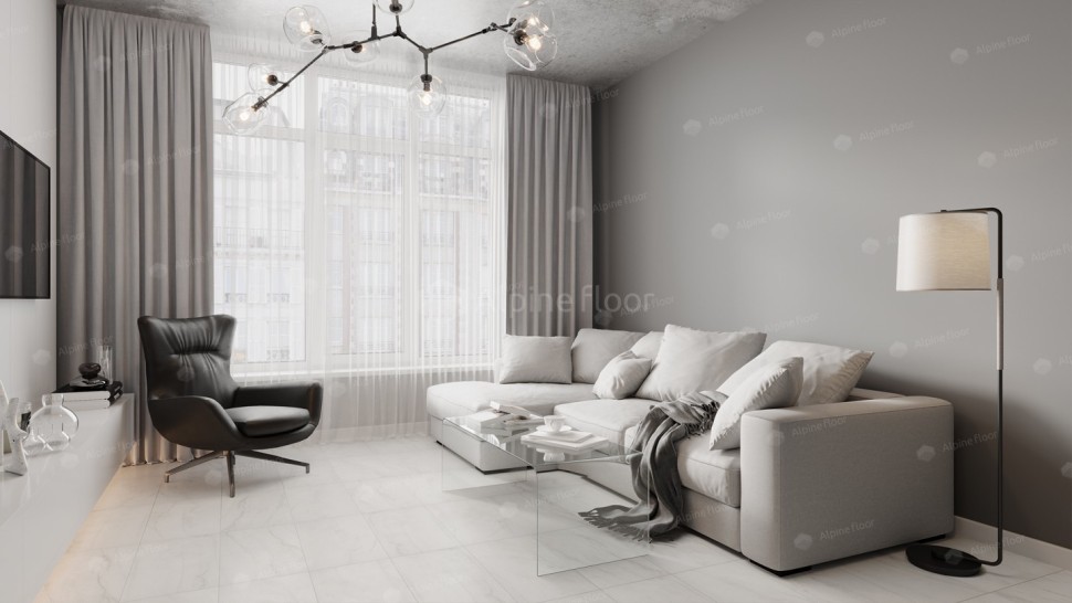 Виниловая плитка "Alpine Floor" Light Stone Брайс (608*303*2,5 мм) — купить в Кирове