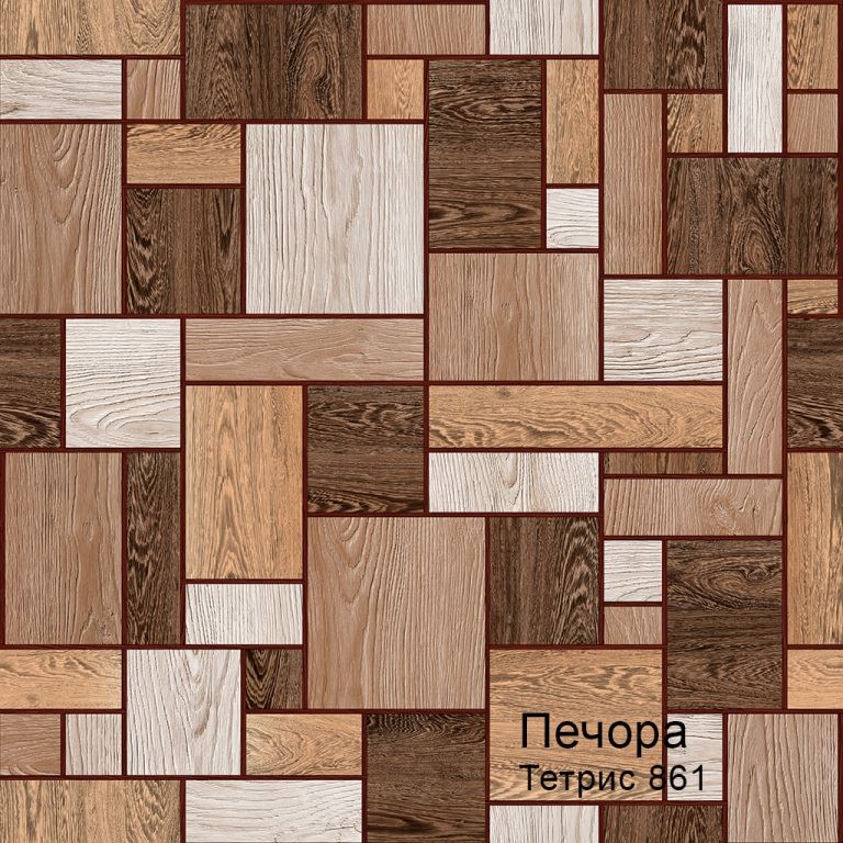 Линолеум бытовой "Комитекс" Печора Тетрис 861 (3м) — купить в Кирове