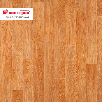 Линолеум усиленный бытовой "Синтерос" Bonus Sorbona 4 (4м) — фото и характеристики
