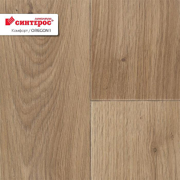 Линолеум бытовой "Синтерос" Комфорт Oregon 1 (3м) — фото и характеристики